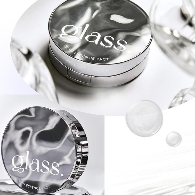 [AGE20's] Идеальная пудра Glass Skin Essence Pact со сменным блоком (2 цвета) SPF 50+ PA++++ 12,5 г*2 шт.