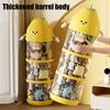 Vertical Toy Storage Tube Stuffed Animal Organization Tube Transparent Plush Doll Storage Bucket Pet Toy Container