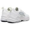 Li Ning Pulse Classic Модные Универсальные Удобные Амортизирующие Нескользящие Износостойкие Низкие Кроссовки Папы Мужские кроссовки Серебристо-белые AGCV145-1