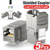 Металлический Keystone Jack Коннектор Модуль Cat7 6 Cat6A RJ45 Экранированный Сетевой Кабель Коннектор Для Сетевой Проводки Ethernet Lan Кабеля