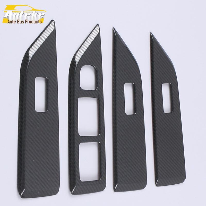 2020 HaoYue Glass Lift Frame Car Door Armrest Switch Sequin Sticker Accessory