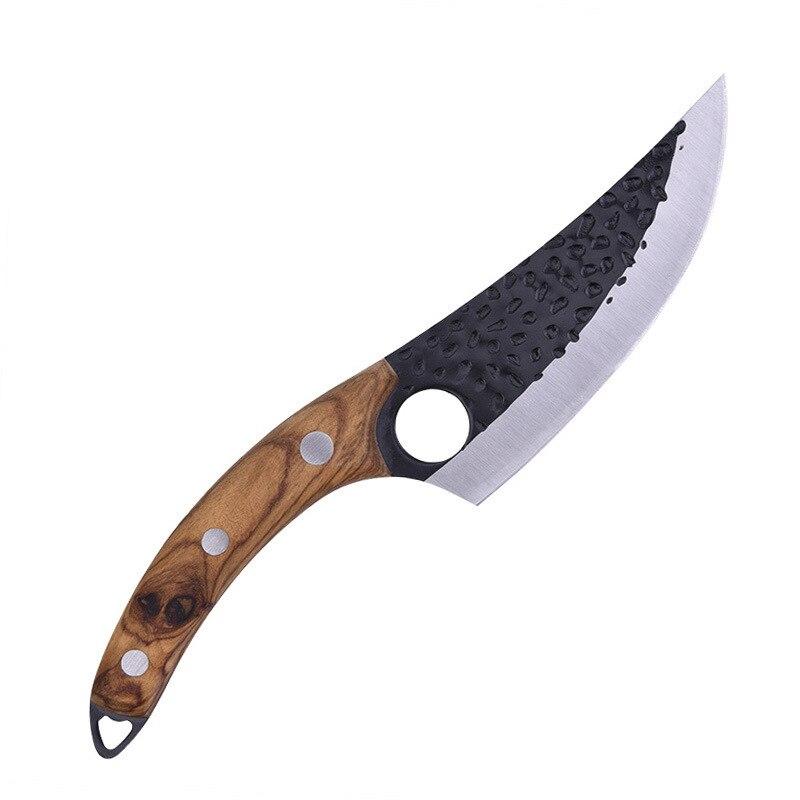 Meat Cleaver Hand-Forged Boning Knife Serbia Chef Knife Stainless Steel Kitchen Knife Butcher Knife Forged Meat Cleaver