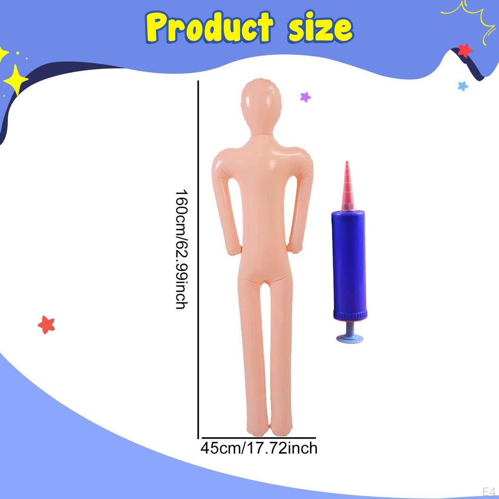 Надувная фигура манекена на Хэллоуин для страшного украшения во дворе