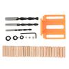 41Pcs/Set Self Centering Drill Guide  Woodworking and Carpentry Drilling and Marking