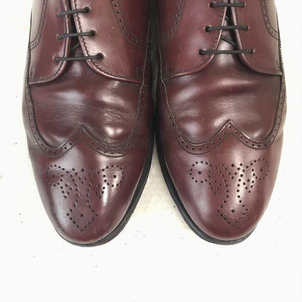 90s Bostonian Goodyear Wingtip Shoes 10.5D 28-28.5cm Brown(USED)