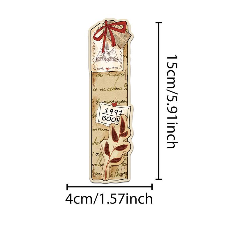 30 шт. Ретро Романтические Закладки для Чтения Книг Сделай Сам Студенческие Закладки для Отметки Страниц Читателя Закладки на Тему Чтения Студенческие Канцелярские Подарки