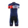 Men's Women's One-piece Bicycle Riding Clothes Mountain Short-sleeved Drawable Design