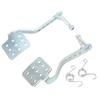 Go Kart Pedals Kit Anti Slip Go Kart Brake Throttle Pedal with Return Springs for 212cc 196cc 6.5hp 5.5hp Road Rocket