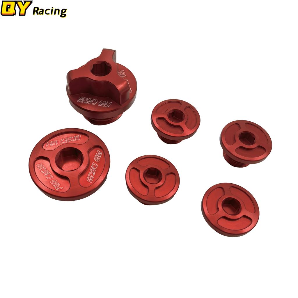 6 шт., набор болтов с масляной пробкой для мотоцикла, набор болтов для NC250 NC 250CC, охлаждающий воду двигатель Kayo K6 T6 BSE BOSUER, велосипед для бездорожья