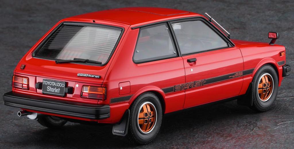 Hasegawa Серия Исторические автомобили Toyota Starlet KP61 S 1980 Пластиковая модель HC63 1/24 (3 двери) Среднесрочный (Машина)