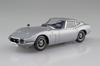 Aoshima Bunka Kyozai Масштаб Rakupla Snap Kit Toyota 2000GT Thunder Silver Metallic Пластиковая модель 1/32 № 06-SS Предварительно окрашенная (Автомобиль)
