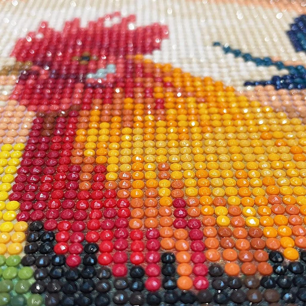 5D Diy Diamond Painting The Mighty Rooster  Cross Stitch Set Full Diamond Embroidery Mosaic Art Picture of Rhinestones Decor Gift