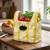 Handbag Style Ceramic Storage Box Puppy Shaped Desktop Pen Holder  Desktop Organizer
