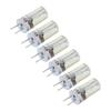 6Pcs GY6.35 LED Bulbs 5W AC 12V Warm White 2700 To 3000K White 6000 To 6500K 500LM 72LED Light