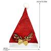 Plush Christmas Hat Polyester Santa Snowman Hat Xmas Cap Xmas Arts Hats  Xmas Gift