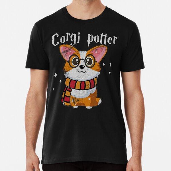 Футболка Corgi Potter Funny Dog Essential S-5XL Сделано в Австралии/США