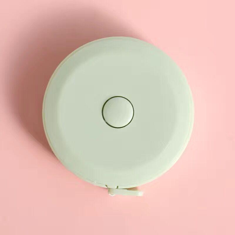 Детская мини-рулетка 1,5 м с мягкой рулеткой - портативная, пластиковая, телескопическая линейка для измерения высоты