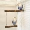 Универсальная игрушка для попугая Прочная твердость Здоровый насест для птиц Стенд-палка для попугая Качели для попугая Точилка для когтей