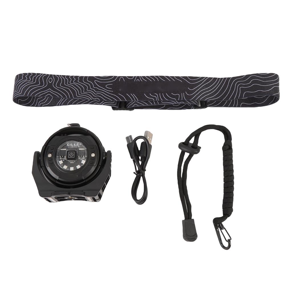 Magnetic Camping Light IPX3 Waterproofing 360 degrees Rotation 3 Brightness Levels with Detachable Headband