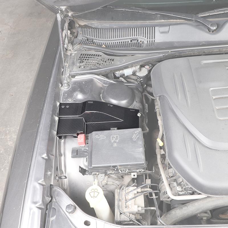 Наклейки на крышку двигателя с проводом от пыли, подходят для Dodge Charger 2011 Up для Dodge Challenger 2015 Up, аксессуары для интерьера из АБС-пластика