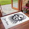 Crystal Velvet Rug Custom Name Text, Soft Non Slip Floor Mat Home DecorEdward Scissorhands