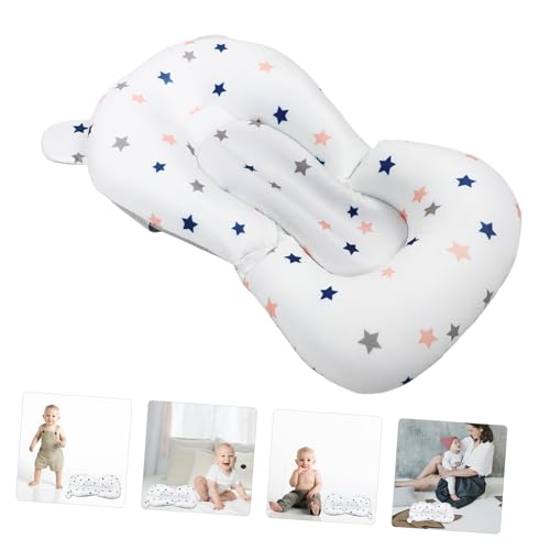Anti-Slip Mesh Cushion Baby Bath Pad, Safe Bathtub Seat for Newborns & Toddlers, Comfortable Non-Slip Bath Mat for Boys & Girls
