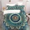 Mandala Floral 3D Printed Bedding Cover Pillowcase Elegant Bohemian Style Duvet Cover For Teens Adults Polyester Quilt Cover