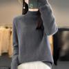 Женский кашемировый свитер Qinghe кашемир 30% кашемир 70% шерсть осенне-зимний пуловер теплый и модный