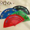 Folding Fan Wood Spanish Fan for Dancing Printing Hand Folding Fan Home Decoration Ornaments Craft Gifts for Guest