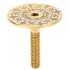 Bike Headset Cover Alloy 28.6mm Front Fork Stem Top Cap for Mountain Road Bike Totem Pattern