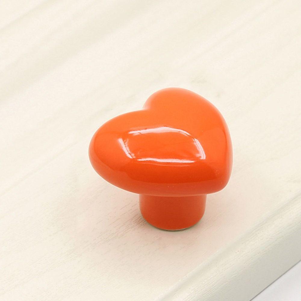 Single Hole Ceramic Cabinet Knob No- punching Drawer Knobs Cartoon Door Pull Handles Kids Using