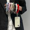 Стиль нишевый Высококачественный Плиссированный Шелковый Большой Кишечник Ремешок на запястье Новый Чехол для мобильного телефона Подвеска-мешок Красный Конверт