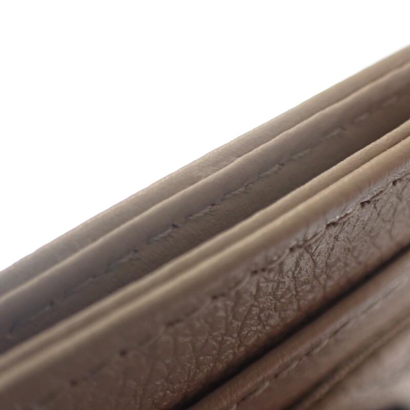 Dior S5130UWHC_M116 Визитница бежевая телячья кожа женская