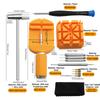 11 шт. набор инструментов для ремонта часов, набор инструментов для снятия и регулировки браслета часов, набор для регулировки и замены браслета часов