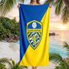 Пляжное полотенце Leeds United Football Мягкое из микрофибры Летнее полотенце Быстросохнущее Впитывающее полотенце для пляжа Бассейна Путешествий