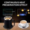 2 IN 1 Coffee Mug Warmer and Wireless Charger with Cup and Lid 55 Celsius /131 Fahrenheit  Intelligent Constant