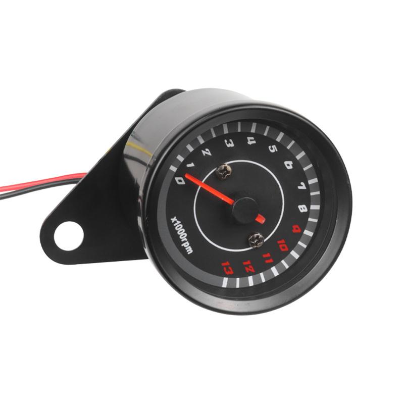 For Motorcycle Modification LED Backlit Wear-resistant Easy To Install For Motorcycles LED Backlit Motorcycle Tachometer