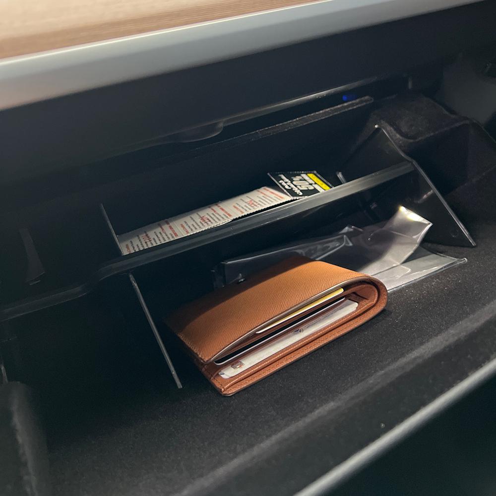 Glovebox Layered Container Shelf Center Console Organizer for Tesla Model 3 Y Car Interior Accessories Glove Box Storage Partition Plate
