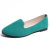 Women Flats  Colourful Suede Women Loafers Ballet Pointed Toe Flats Ladies Shoes Loafers
