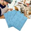 10pcs Wet Dry Dual Use Sandpaper Sheets Surface Polishing Tool Jewelry Polishing AccessoryWhite Sandpaper 320 Grit
