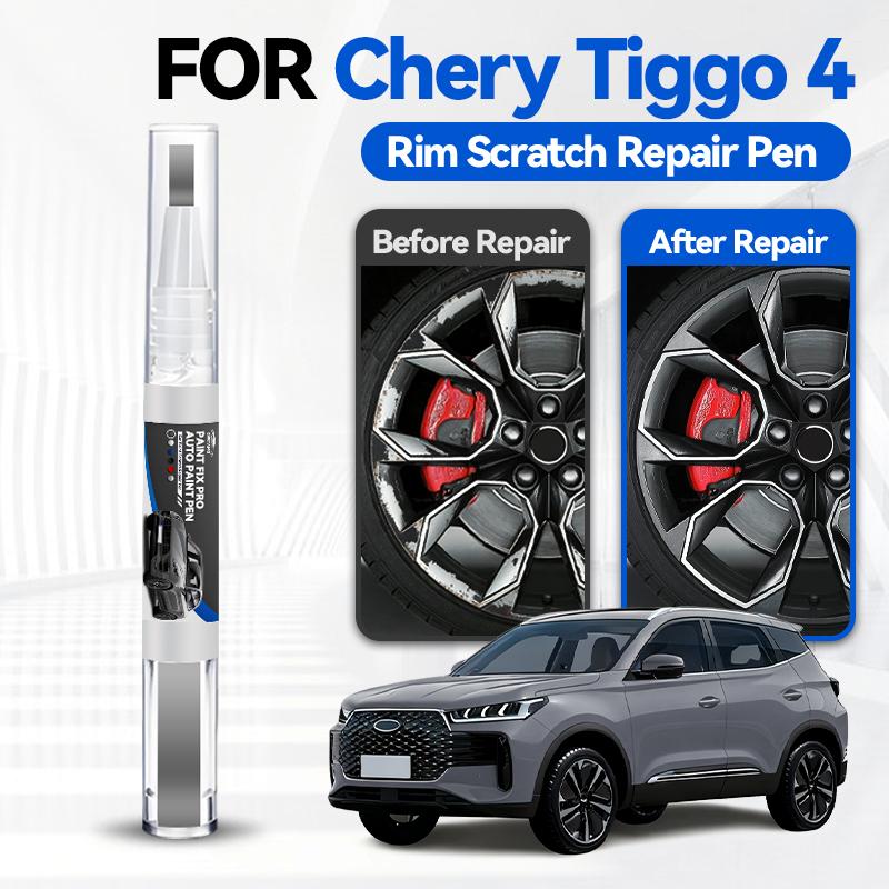 Ремонтный маркер для краски автомобиля Chery Tiggo 4 4Pro 2017-2024, аксессуары для ремонта царапин на краске, синий, серебристый, белый, красный, зеленый