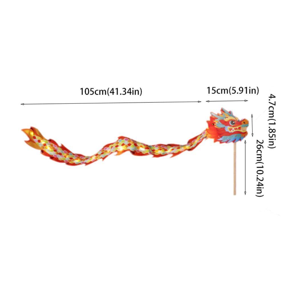 Трепещущий китайский традиционный дракон лампа бумажные светящиеся фонарики поделка для детского сада