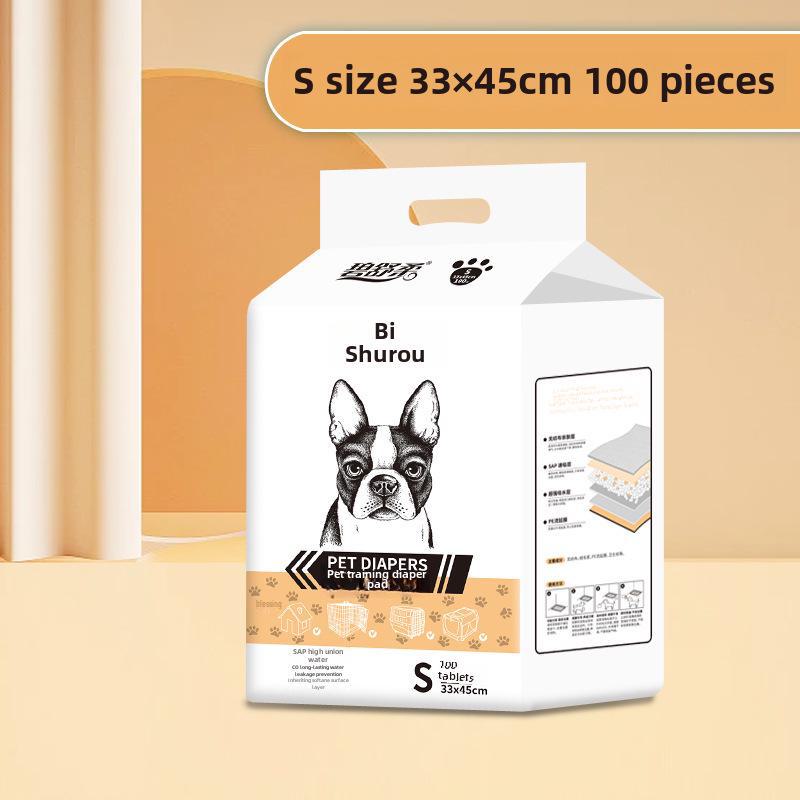 Bamboo Charcoal Pet Urine Pads - Thick, Deodorizing, Disposable, Absorbent Pet Diapers