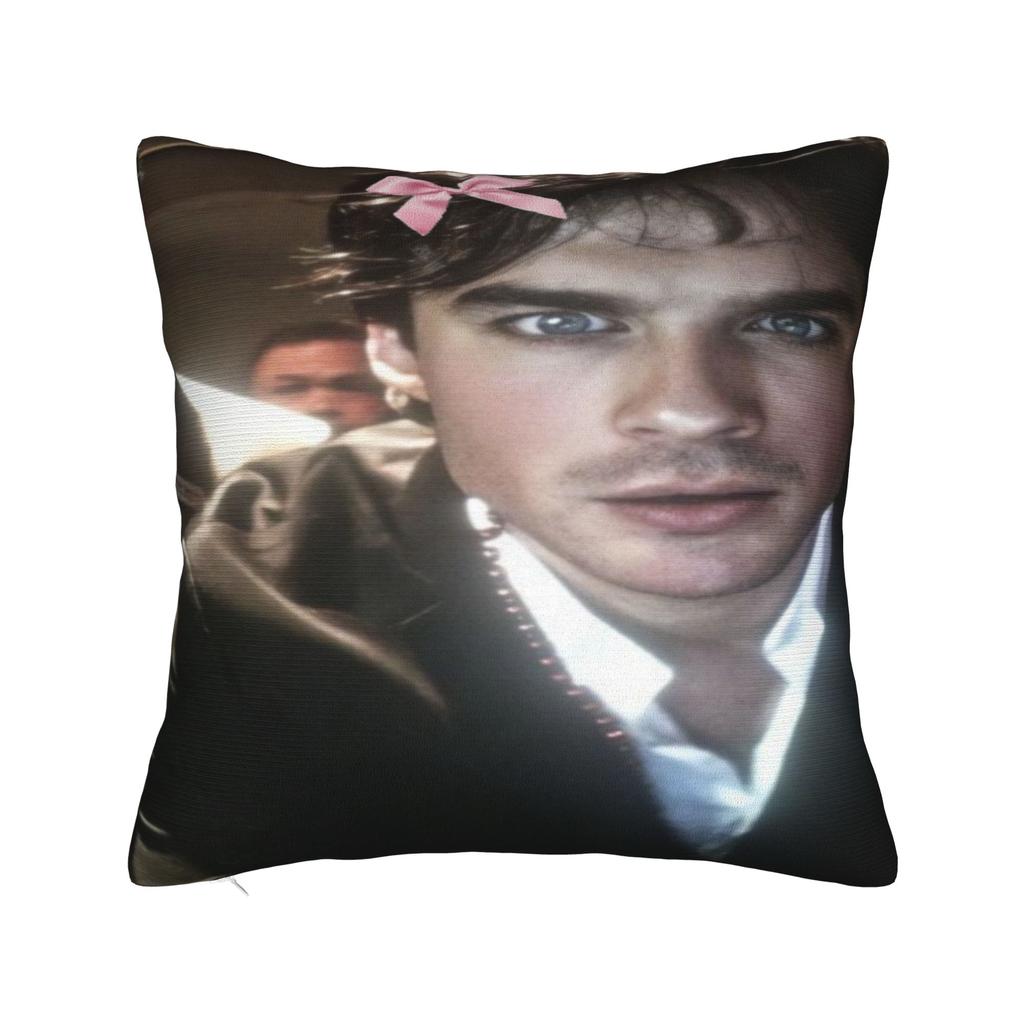 Печать с изображением Дэймона Сальваторе Наволочка Чехол для подушки Подушки Теплый домашний декор На молнии Разные размеры
