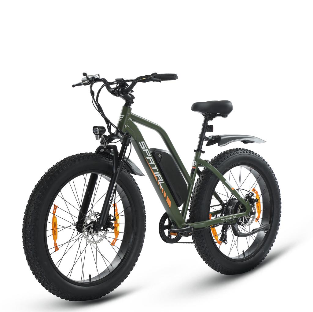 SPATIAL Parrot Женский внедорожный электровелосипед 250 Вт мотор 48 В 13 Ач батарея для катания на открытом воздухе электровелосипед 26-дюймовые вседорожные шины электрический велосипед