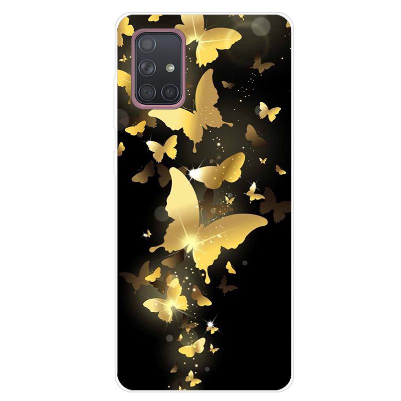 For Samsung Galaxy A51 A71 Case Soft Silicone Cute Cartoon Panda Phone Cases For Samsung A 51 A515F Galaxy A71 A715F Cover Funda