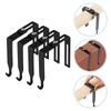 4Pcs Flexible Adjustable Cubicle Hook Iron Cubicle Wall Hooks Clothes Storage Hangers  Potted Plants