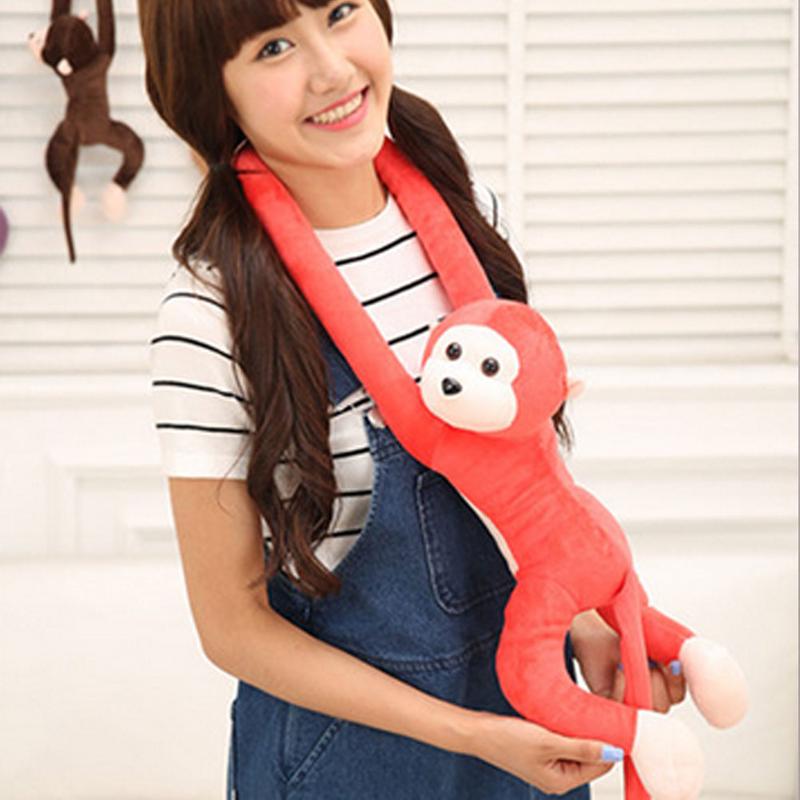 60 см кавайная длинная рука, хвост обезьяны, мягкая кукла, плюшевые шторы, детские спящие игрушки для животных, автомобиль