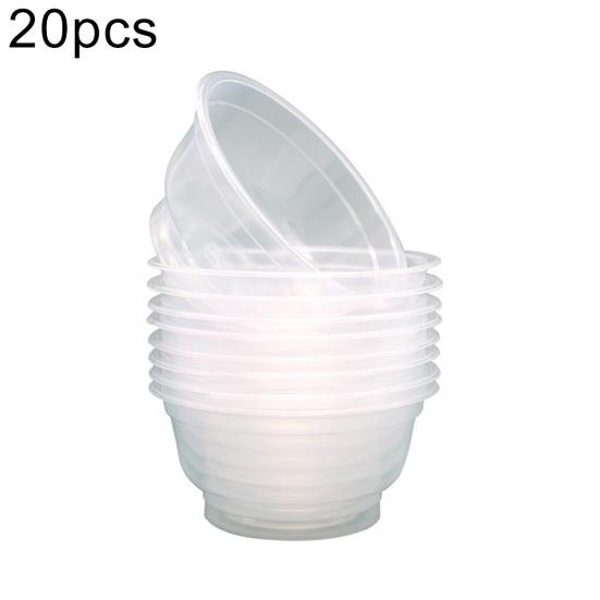Romantic Personal Protective Equipment Bowl 360ml Round Salad Plastic Disposable Kitchen Picnic Snacks Container