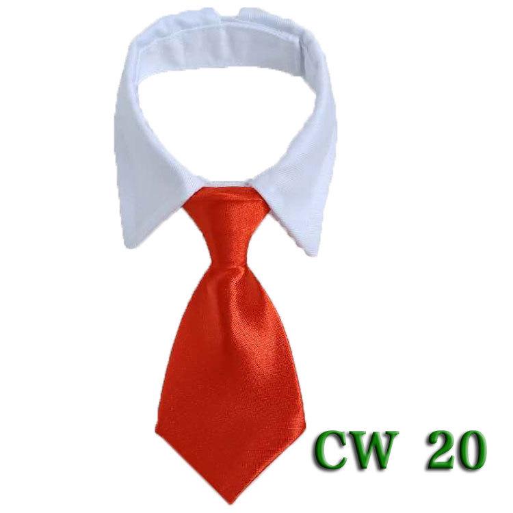 Полосатый ошейник-бабочка и шарф для собак